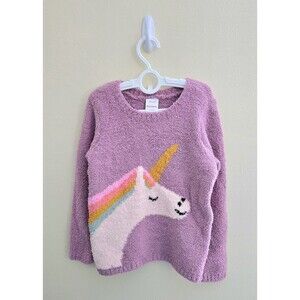 NWOT Hanna Anderson Unicorn Marshmallow Sweaters Sz5, 8